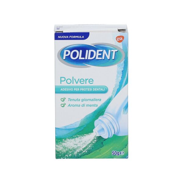 haleon italy srl polvere adesiva per dentiere polident aroma menta 50g