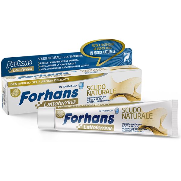 uragme srl forhans dentifricio scudo naturale 75ml