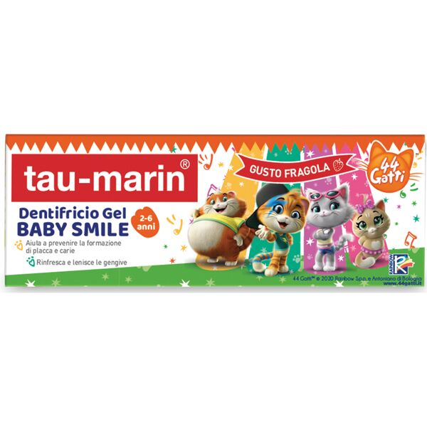 alfasigma spa taumarin dentifricio baby gusto fragola 44 gatti 2-6 anni 50ml