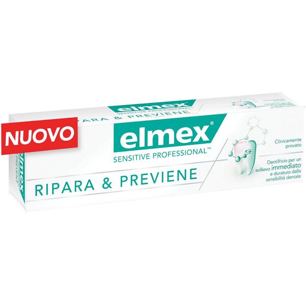 giuliani spa elmex dentifricio sensitive ripara e previene 75ml