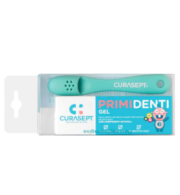 primi denti gel + massaggiagengive curasept 1 kit