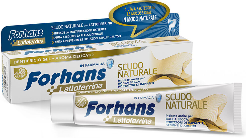 uragme srl forhans dentifricio scudo naturale 75ml