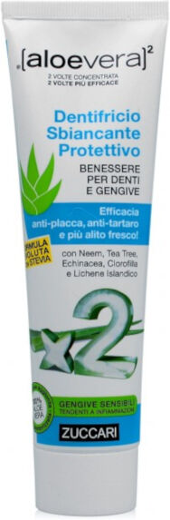 zuccari srl aloevera2 dentifricio sbiancante protettivo stevia