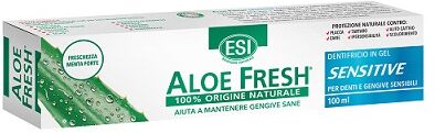 esi srl esi aloe fresh sensitive dentifricio in gel per denti e gengive sensibili 100ml