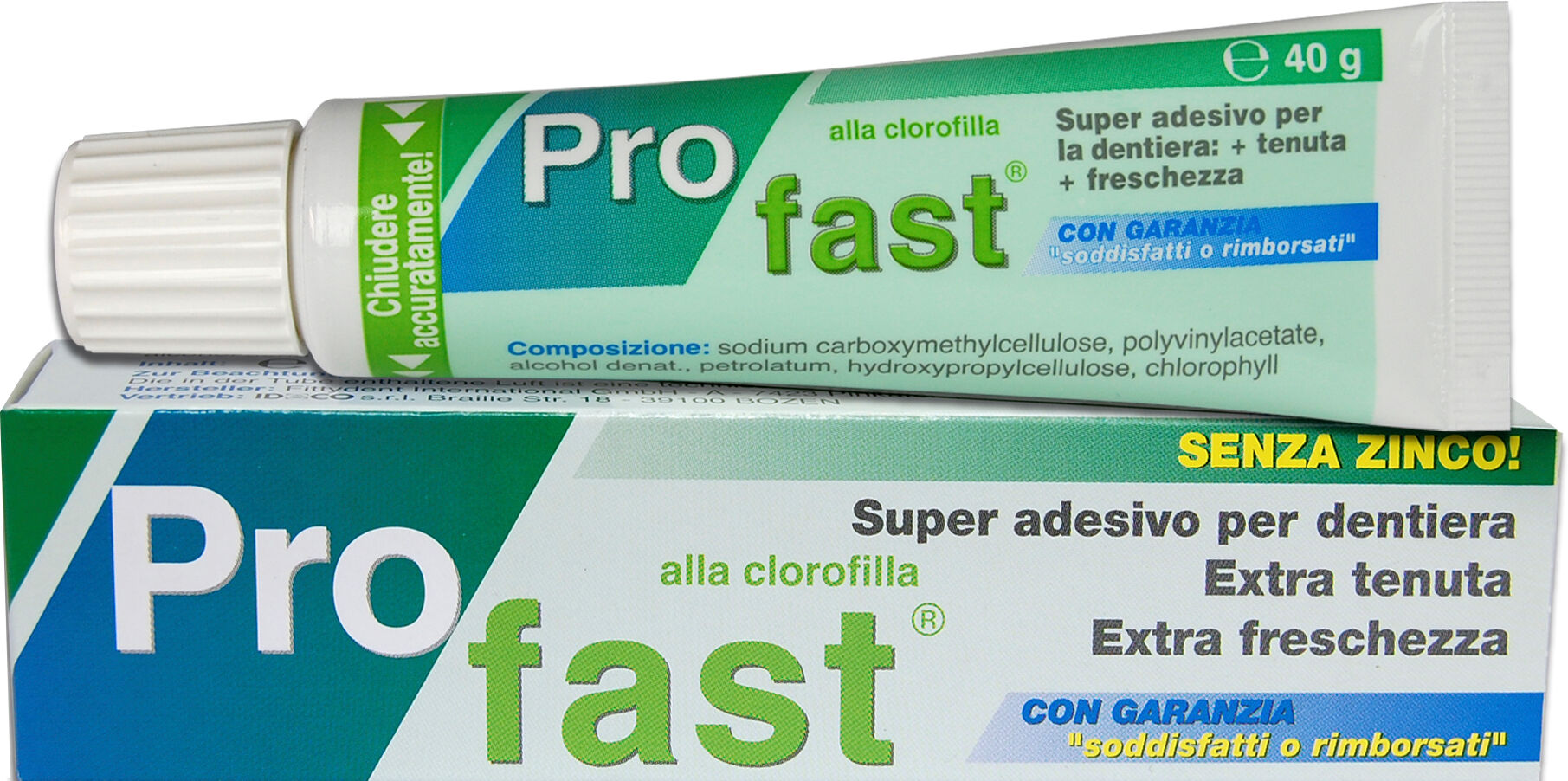 ideco srl profast adesivo protesi 40g