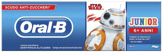 Procter & Gamble Srl Oral-B Dentifricio Star Wars 6-12 Anni