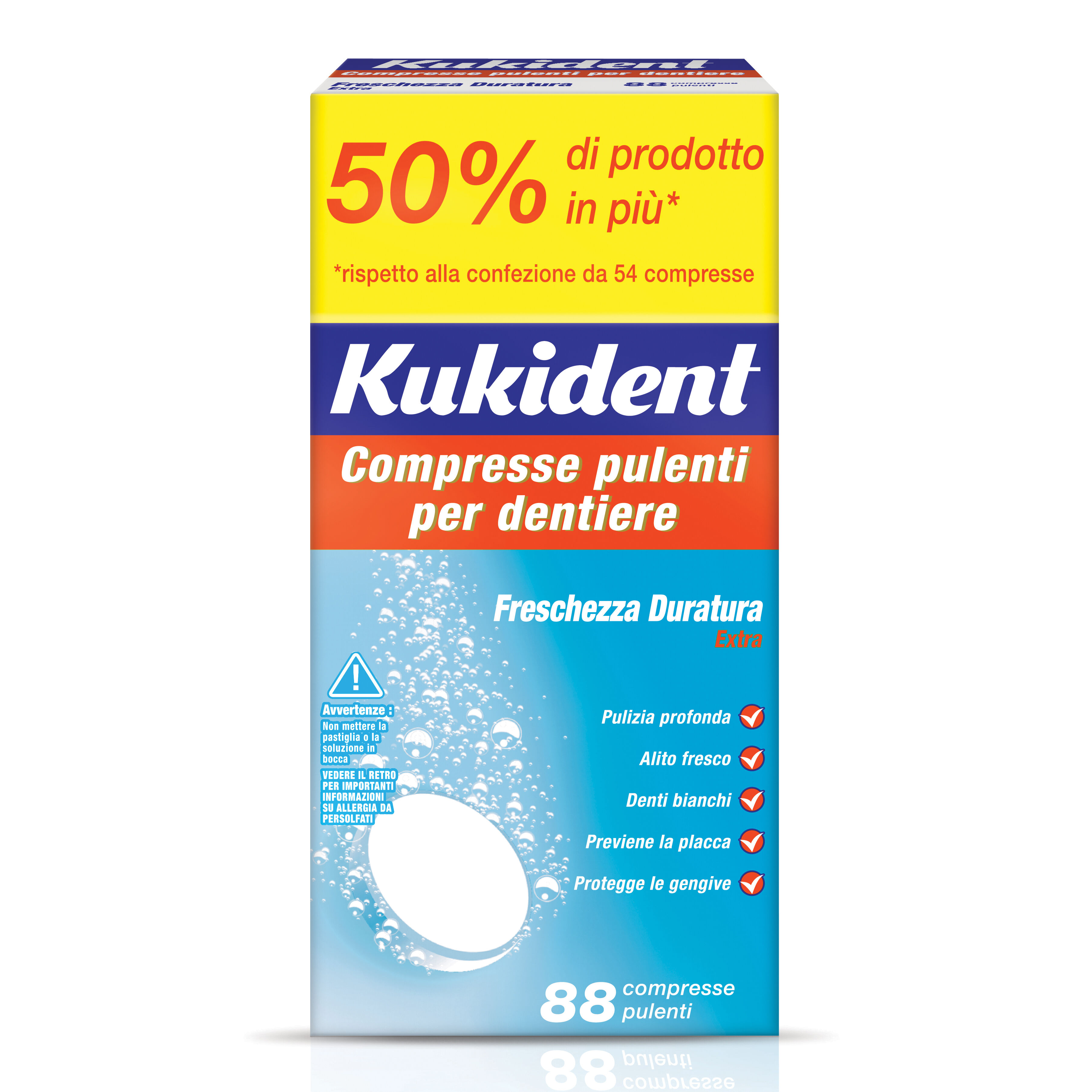 Procter & Gamble Srl Kukident 88 Compresse Freschezza Duratura