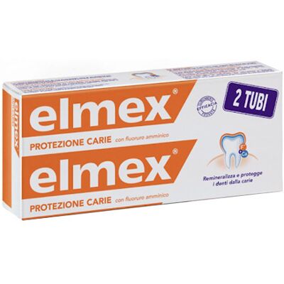 Dentifricio Elmex - 75ml x 2 - Protezione carie Dentifricio Elmex - 75ml x 2 - Protezione carie