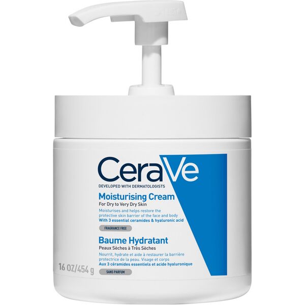 l'oreal cerave crema corpo idratante pelle molto secca con dispenser 454 g