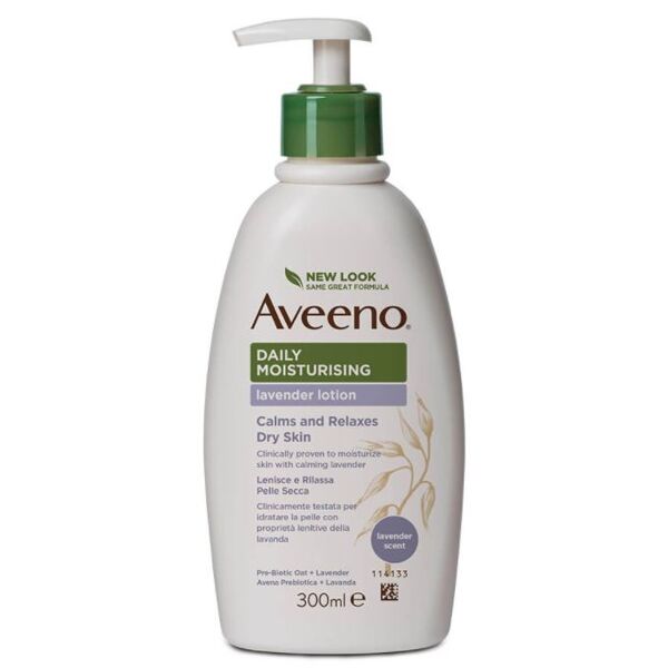 johnson & johnson aveeno crema idratante corpo lavanda