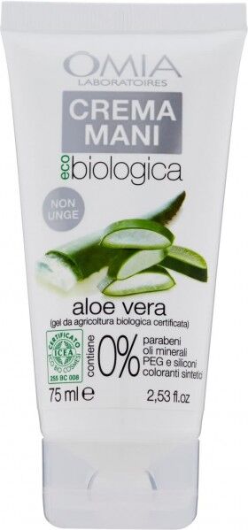 antica farmacia orlandi omia crema mani bioologica 75ml.aloe vera