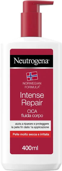 Johnson & Johnson Neutrogena Intense Repair Fluida Corpo Sollievo Intenso Pelle Secca 400ml