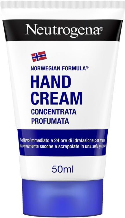 Johnson & Johnson Neutrogena,Crema Mani Concentrata Con Glicerina, Profumata, 50 Ml