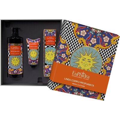 Zeta Farmaceutici Euphidra Cofanetto Neroli E Vetiver 1 Doccia Gel 400ml + 1 Acqua Profumata 125ml + 1 Crema Mani 50ml Zeta Farmaceutici Euphidra Cofanetto Neroli E Vetiver 1 Doccia Gel 400ml + 1 Acqua Profumata 125ml + 1 Crema Mani 50ml