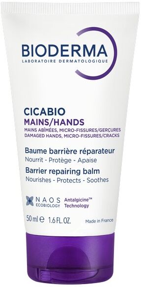 Bioderma Cicabio - Balsamo Mani Riparatore Barriera, 50ml