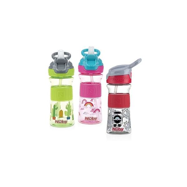 nuby-new valmar nuby borraccia tritan beccuccio da 360ml