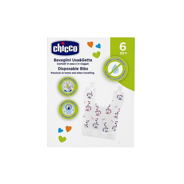 chicco bavaglini monouso compostabili 36 pezzi