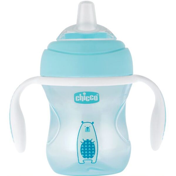 chicco tazza transition azzurro 4m+