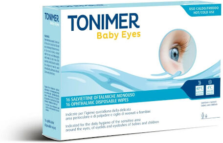 ist.ganassini spa tonimer baby eyes 16 salviettine oftalmiche