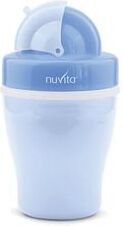 anteprima brands international nuvita tazza con cannuccia e doppio isolamento termico blu 18 m+ 200 ml