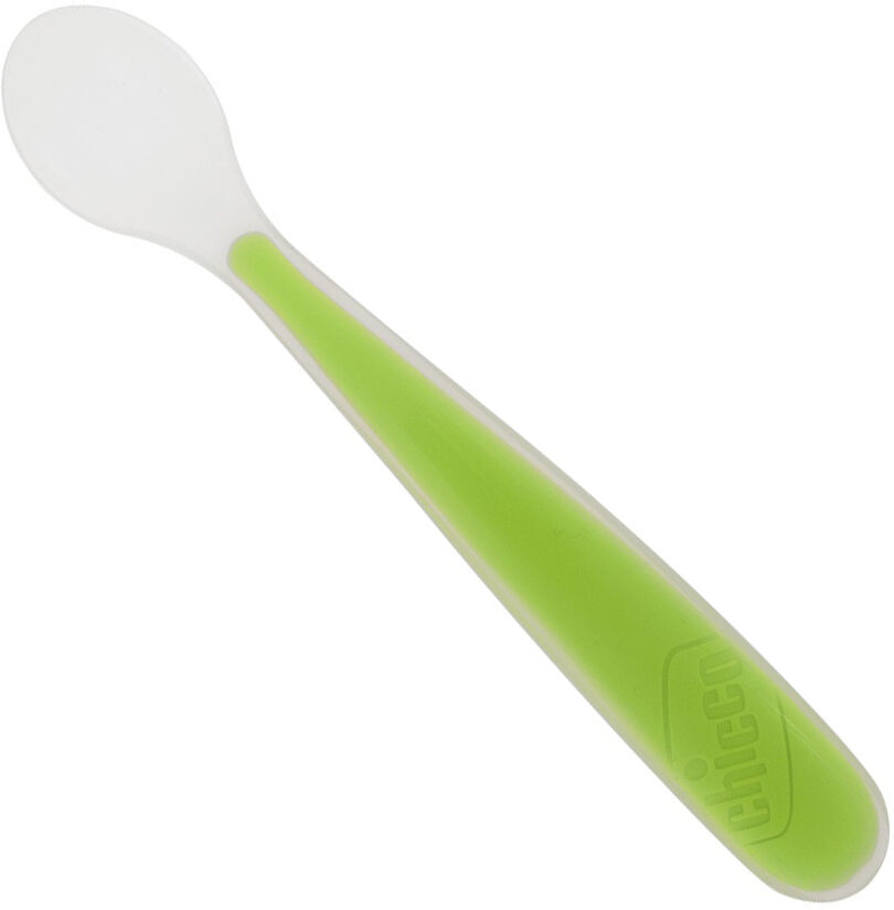 chicco cucchiaio morbido silicone 6m+ verde up