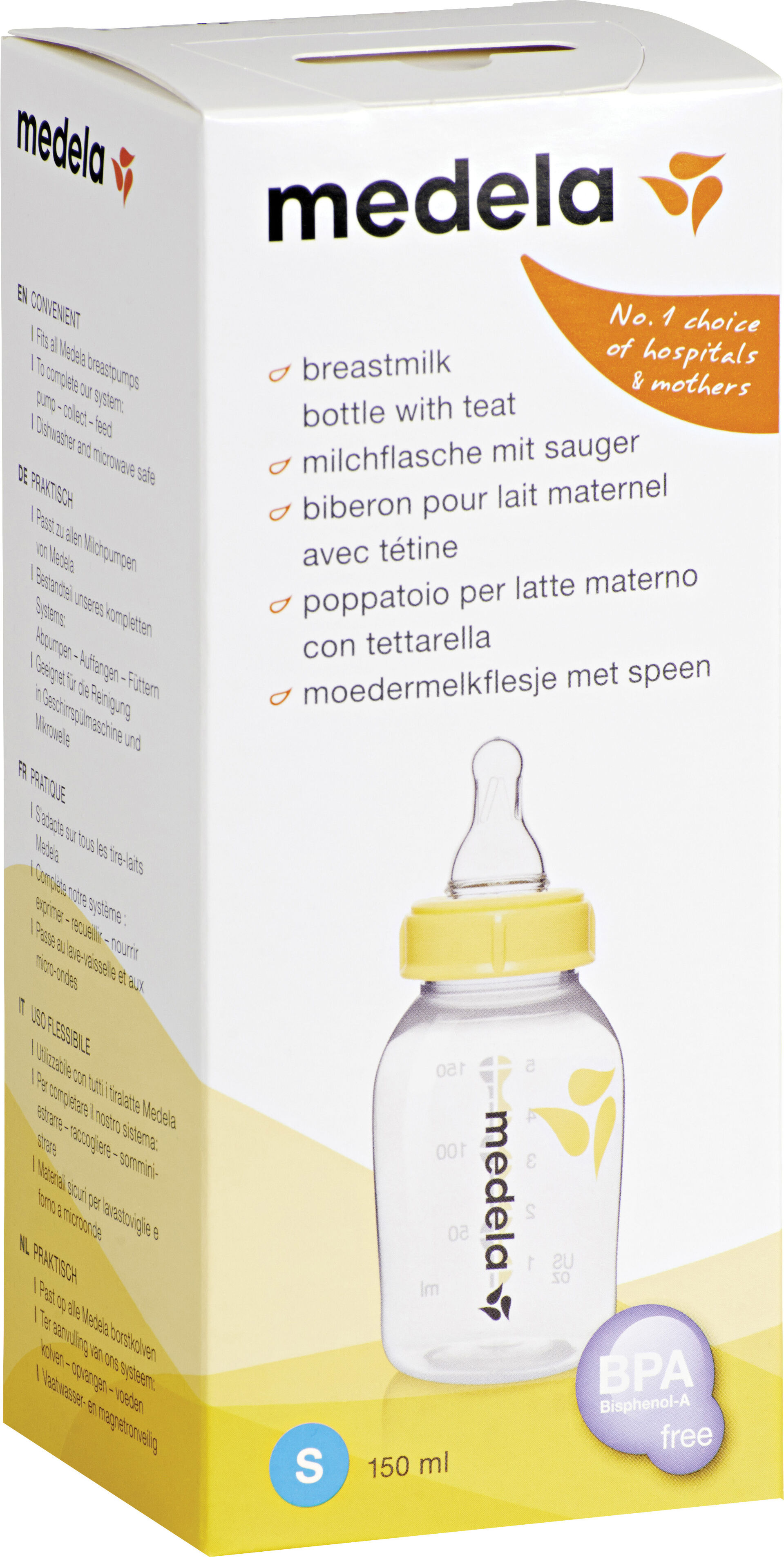 Medela Italia Srl Poppatoio C/tett Slow 150ml 1p