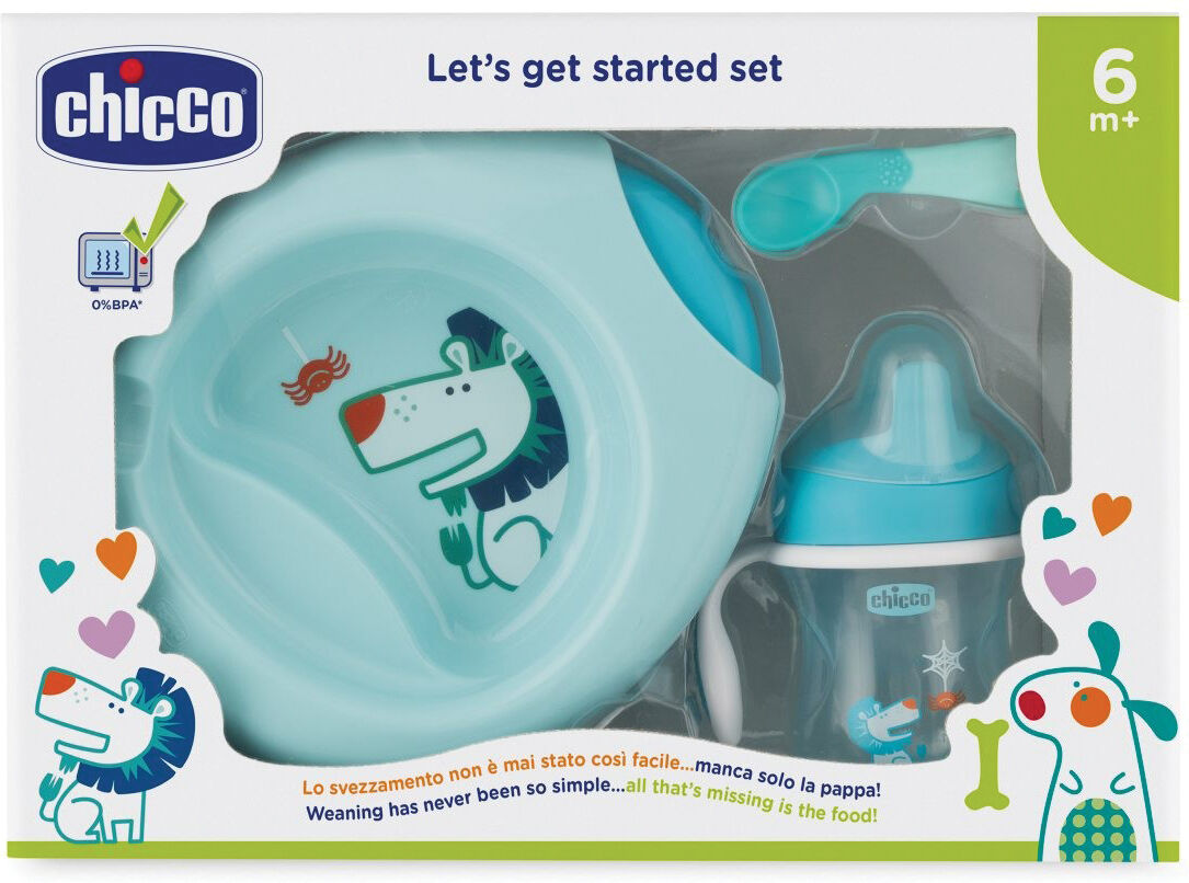 Chicco Set Pappa Azzurro 12m+