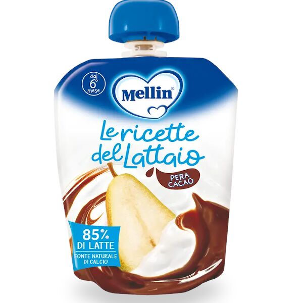 danone nutricia spa soc.ben. mellin pouch merenda latte pera cacao 85g