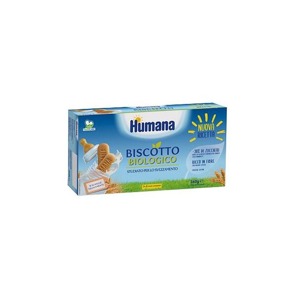 humana italia spa humana biscotto baby bio 2 sacchetti da 180 g