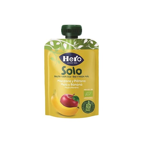 fater spa hero solo frutta frullata 100% bio mela/banana 100 g