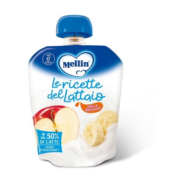 danone nutricia spa soc.ben. mellin pouch latte mela banana 85g