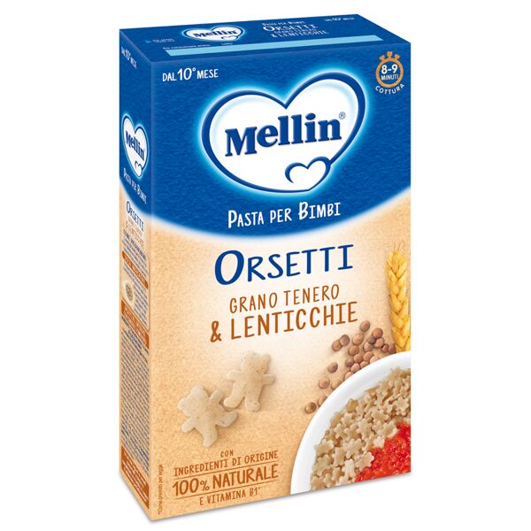 danone nutricia spa soc.ben. mellin pasta orsetti gran tenero e lenticchie per bambini 10 mesi+ 280g