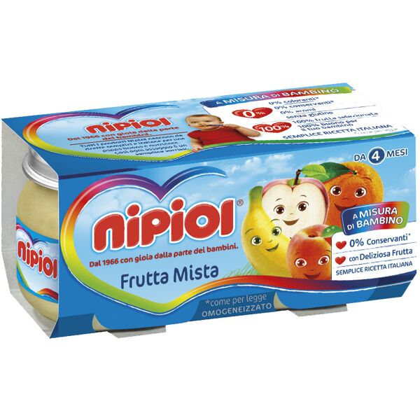 nipiol (heinz italia spa) omo nipiol frutta mista 2x 80g