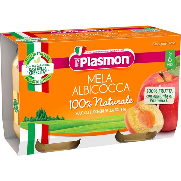 plasmon (heinz italia spa) omo pl.mela-alb.2x104g