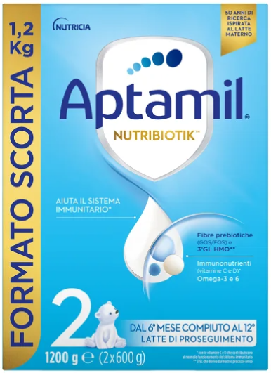 danone nutricia spa soc.ben. aptamil 2 polvere 1200g