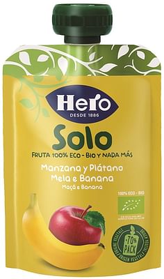fater spa hero solo frutta frullata 100% bio mela/banana 100 g
