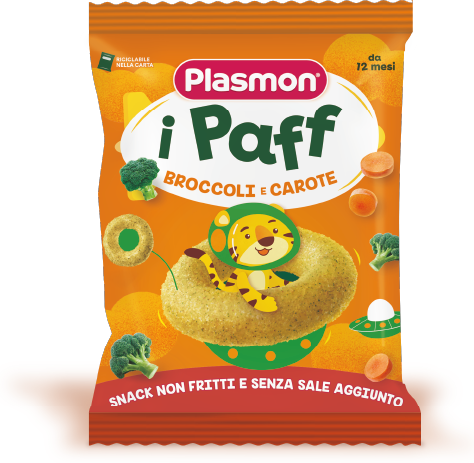 plasmon (heinz italia spa) plasmon paff snack car/brocc.