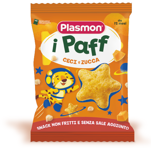 plasmon (heinz italia spa) plasmon paff snack zucca/ceci
