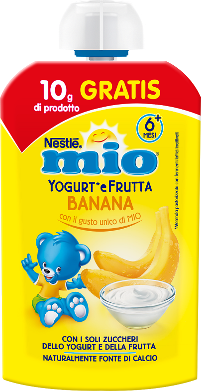 nestle' italiana spa mio yogurt e frutta banana100g