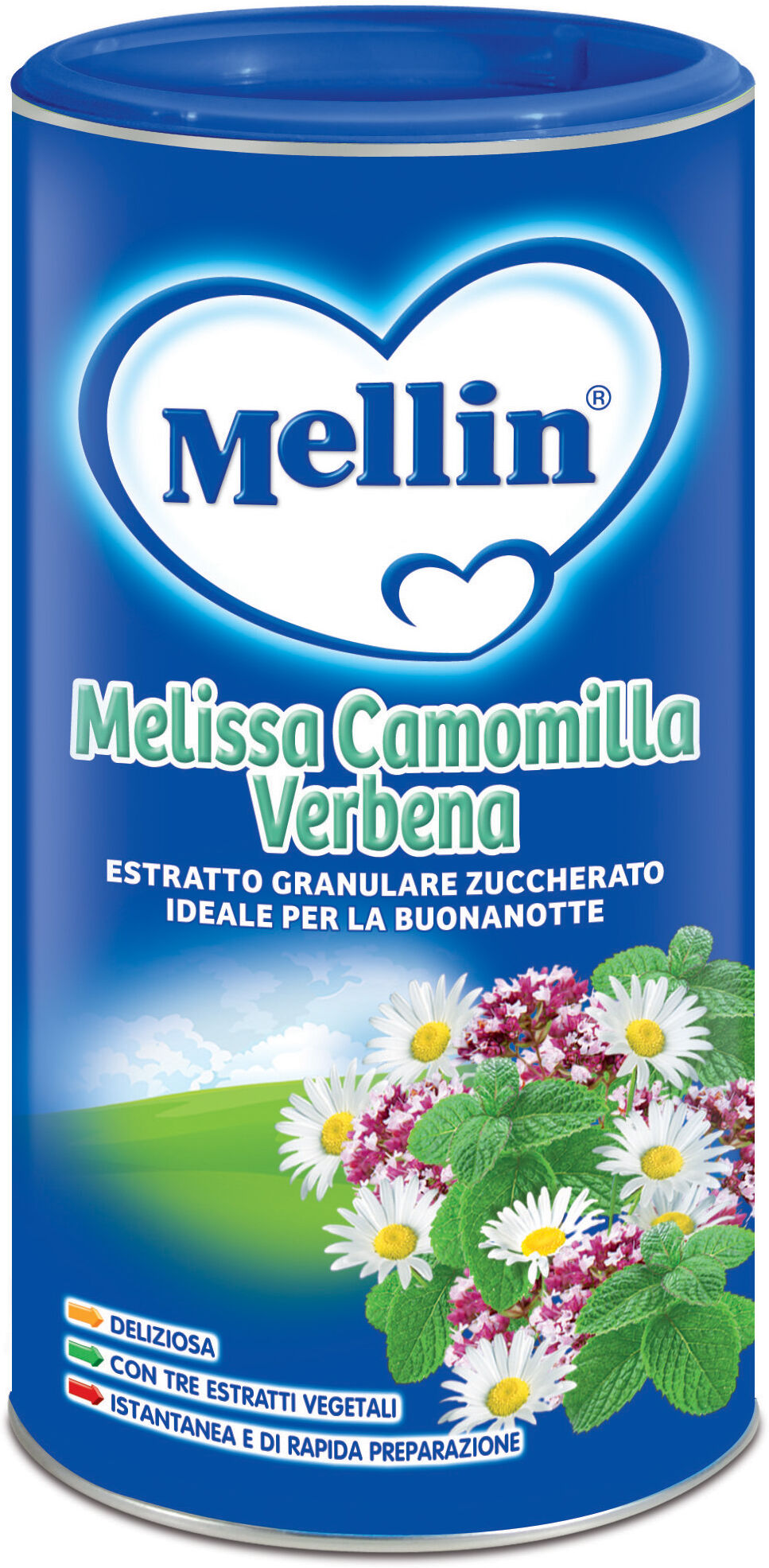 danone nutricia spa soc.ben. mellin buonanotte melissa camomilla verbana