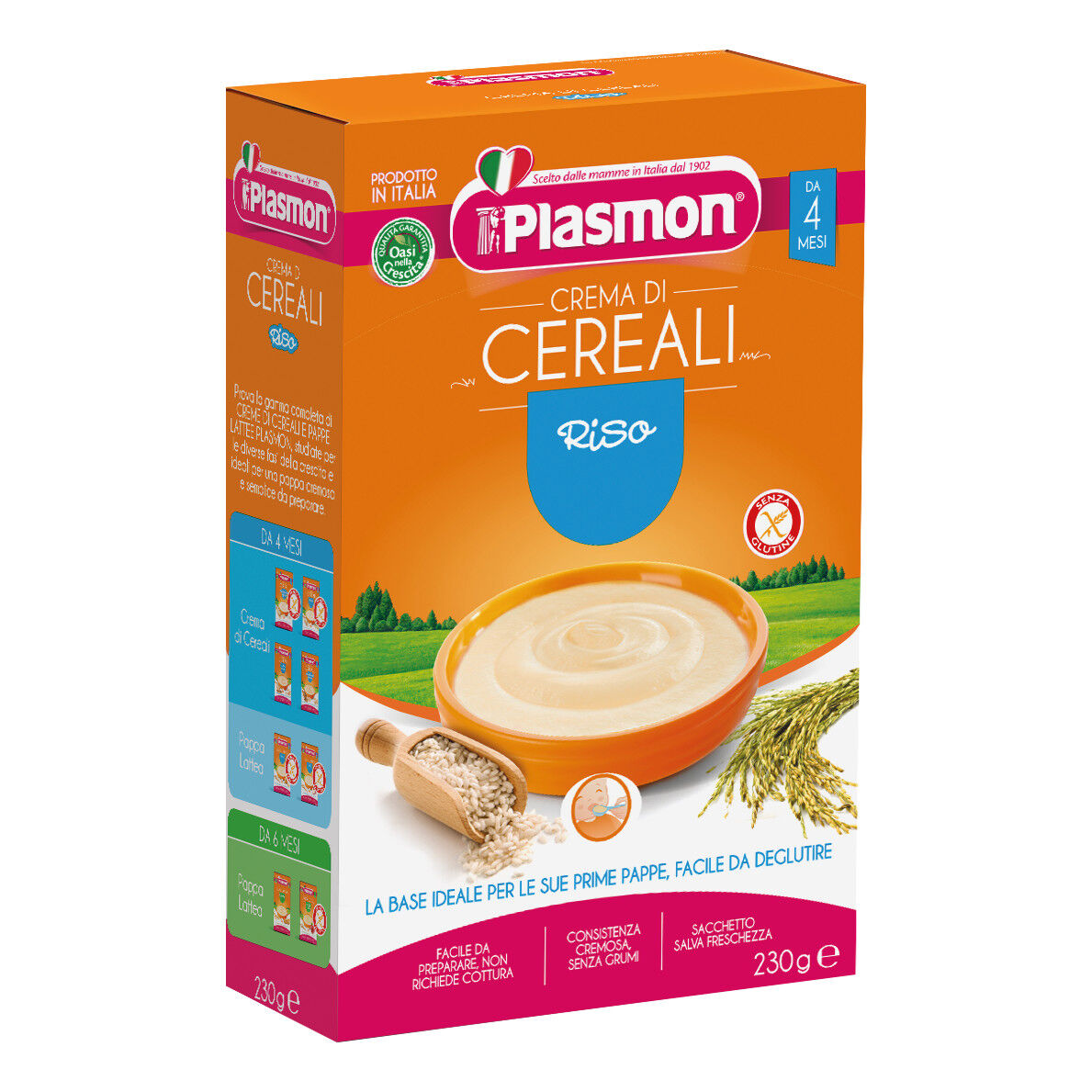 plasmon (heinz italia spa) plasmon cereali crema4crl 230g