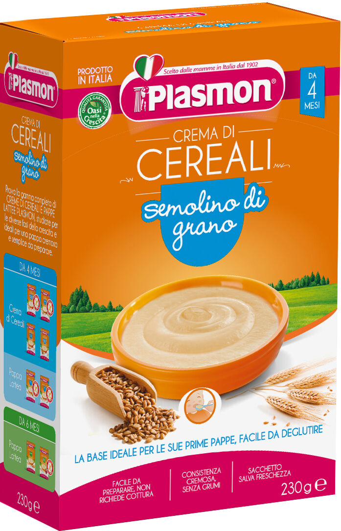 plasmon (heinz italia spa) plasmon cereali crema semolino