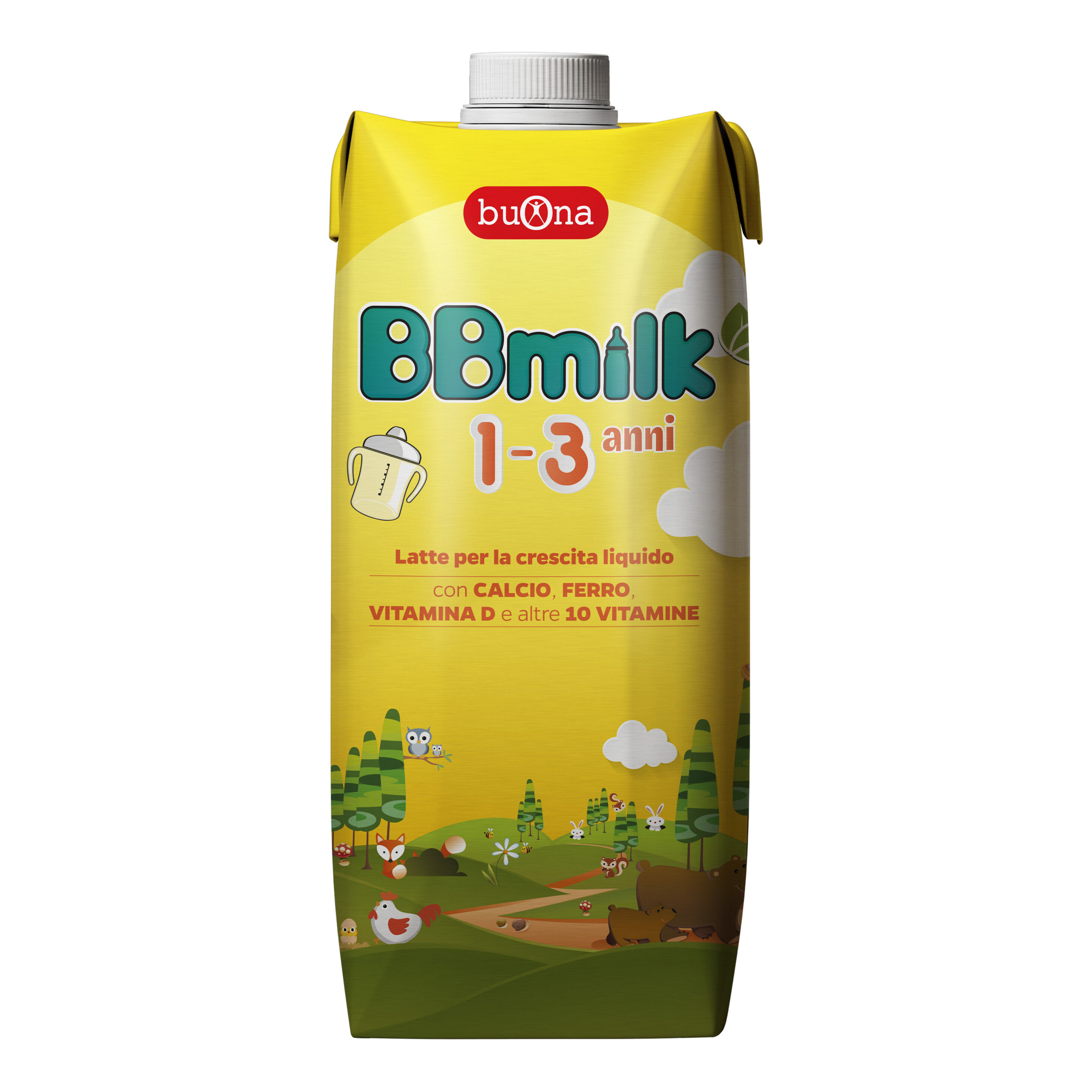 buona spa societa' benefit bb milk 1-3 anni liquido 500ml