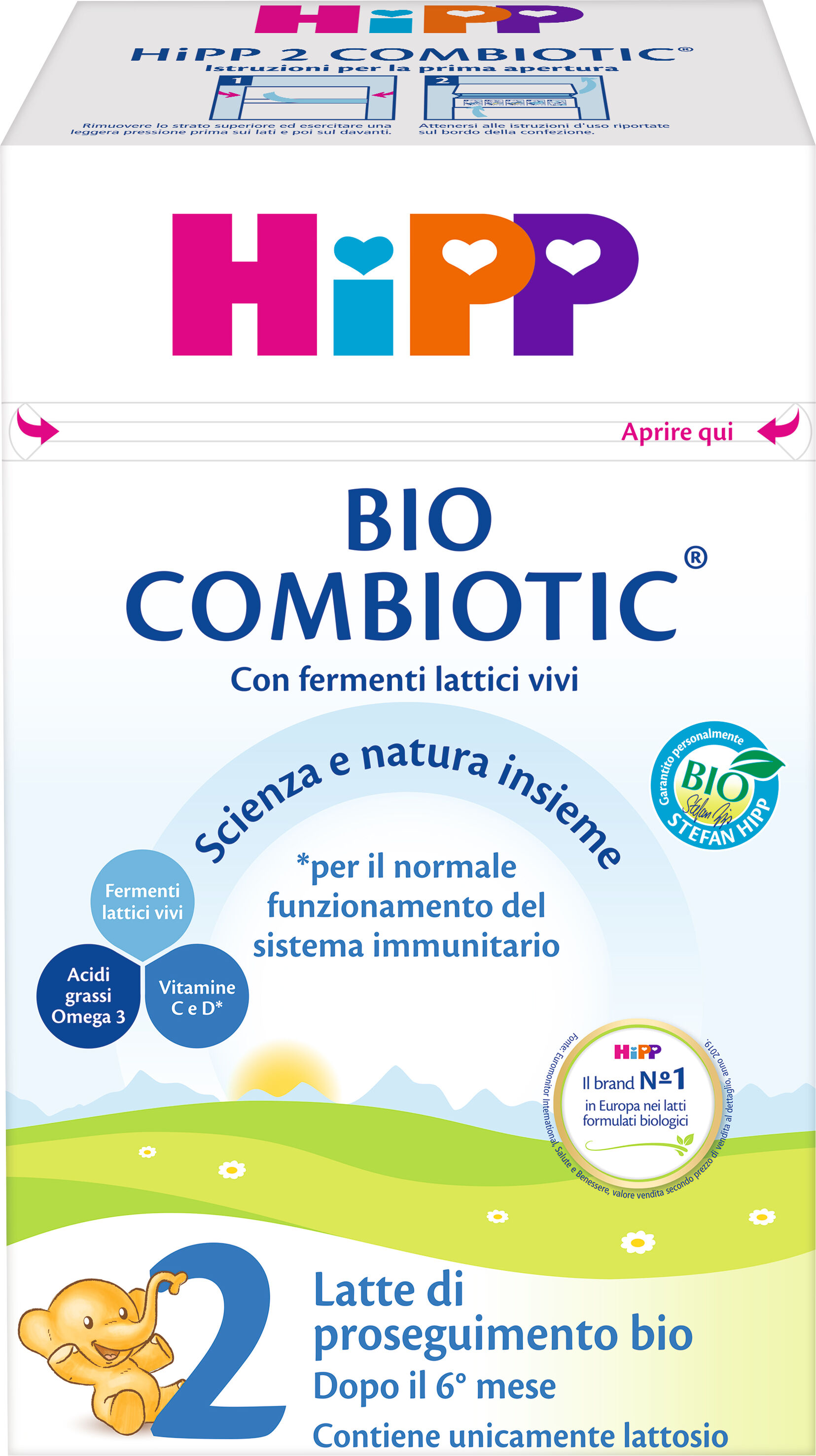 hipp italia srl hipp 2 bio combiotic liq.470ml