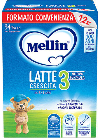 Danone Nutricia Spa Soc.Ben. Mellin 3 Crescita Polvere 1200g