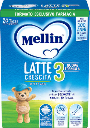 Danone Nutricia Spa Soc.Ben. Mellin 3 Latte Polvere 700g