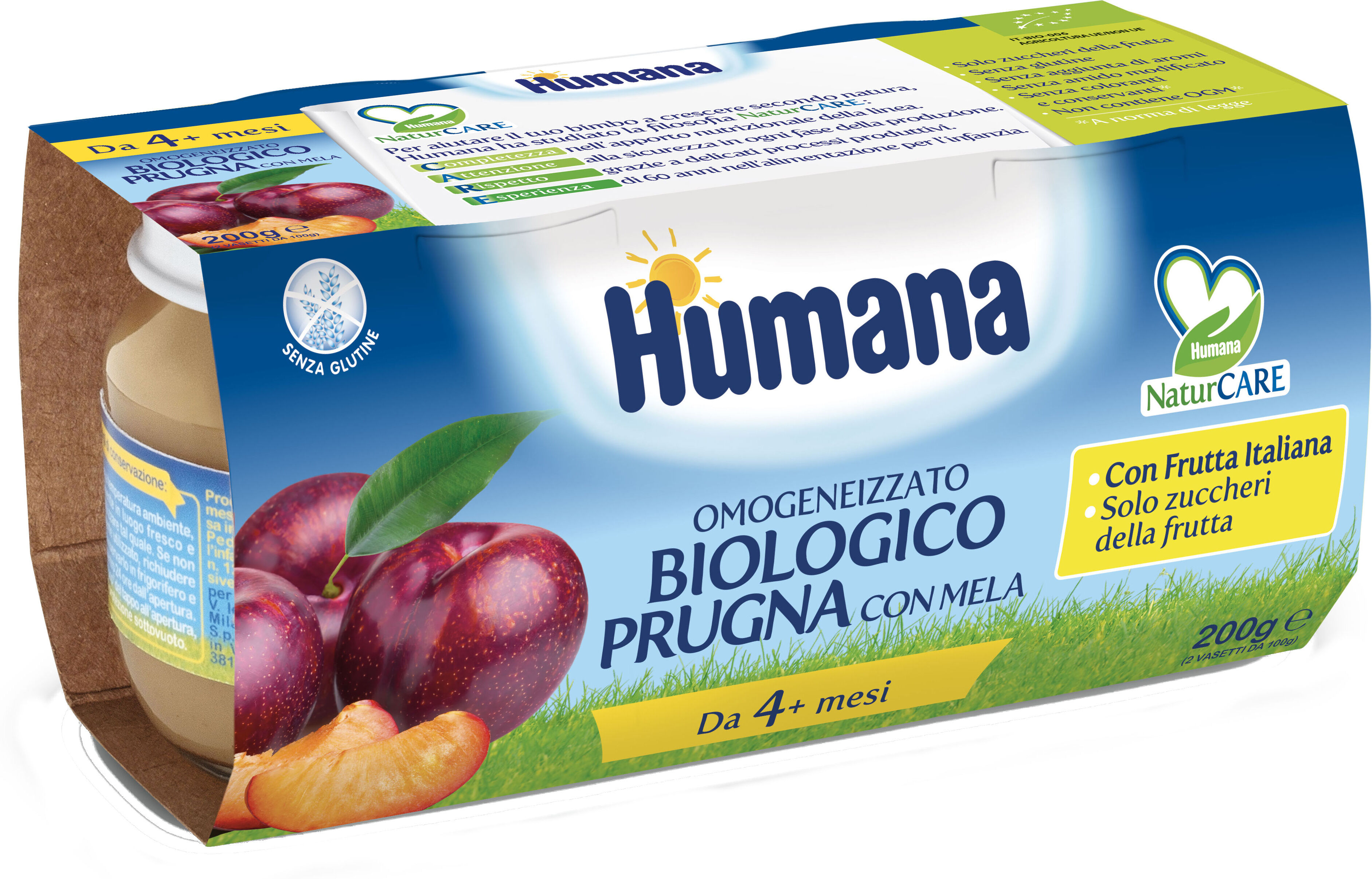 Humana Italia Spa Omo Humana Prugna 2x100g