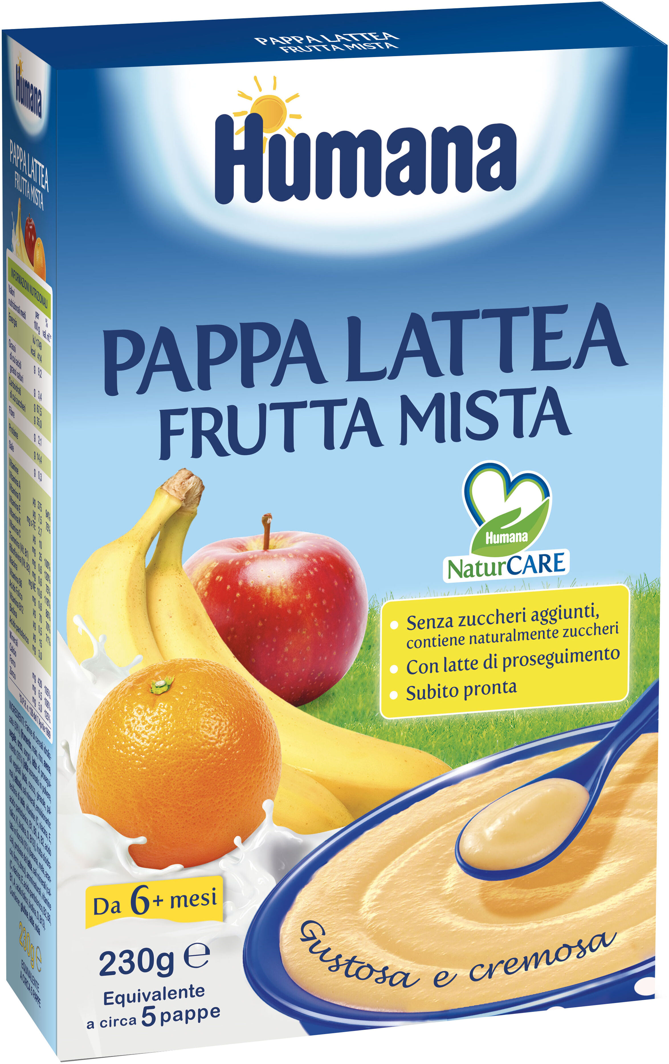 Humana Italia Spa Humana Pappa Lattea F/mista