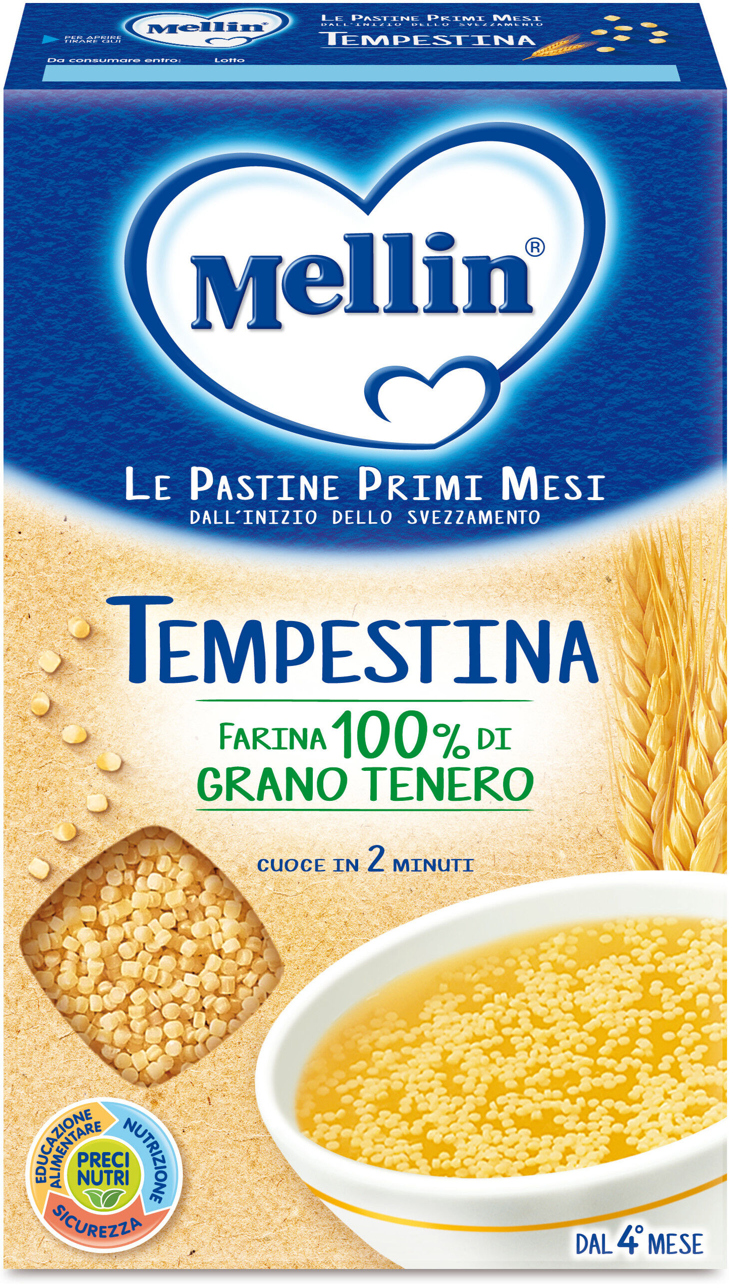 Mellin Pastina Tempestina 320g