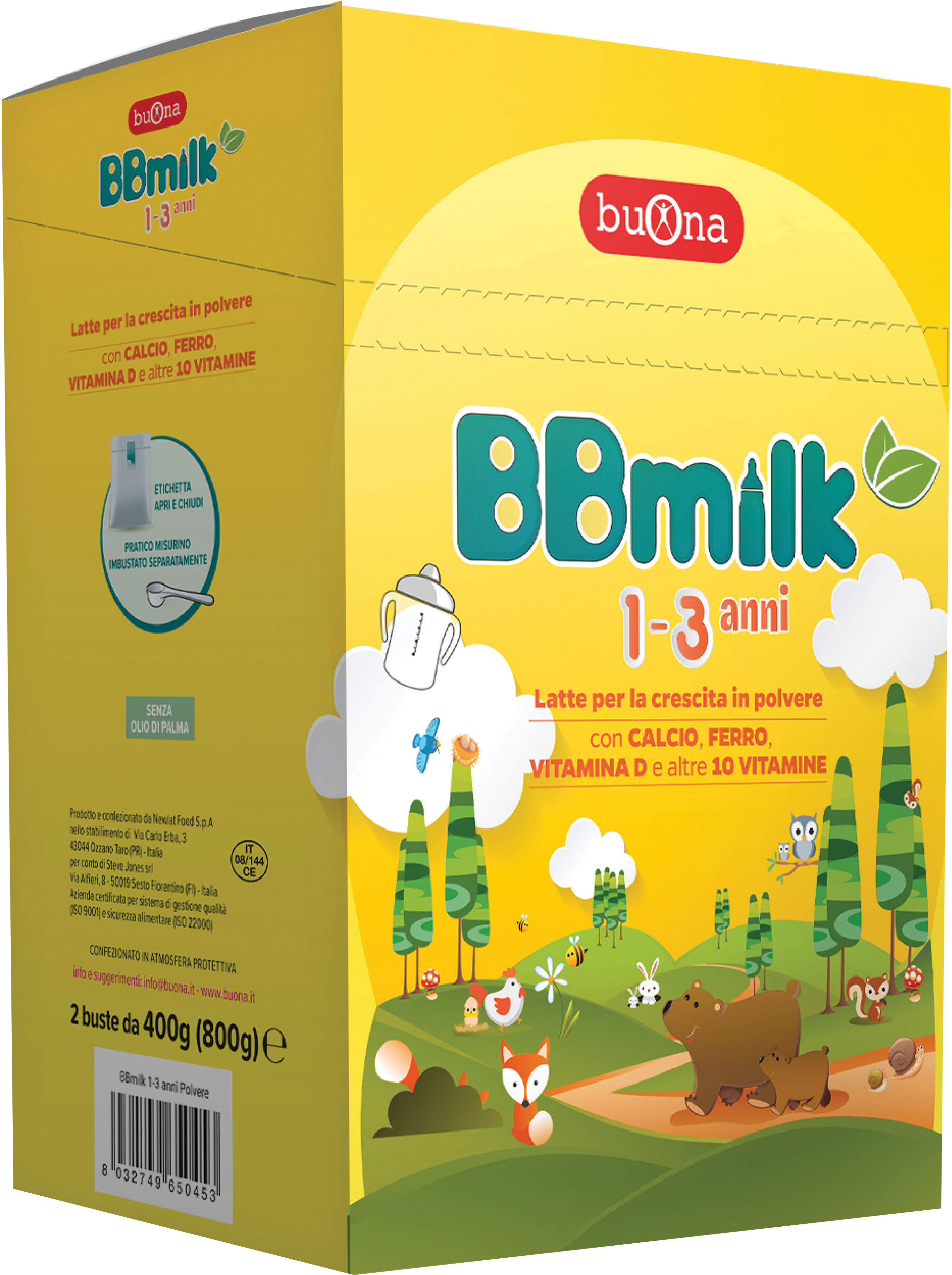 Steve Jones Bb Milk 1-3 Anni Polvere 800g